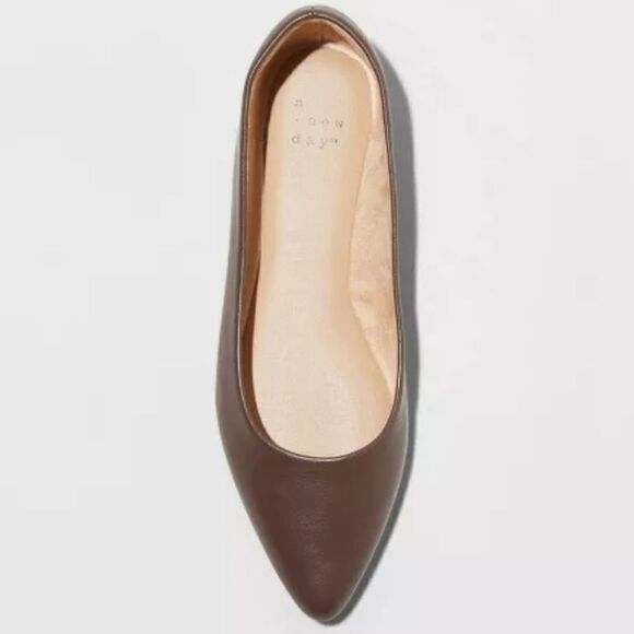 NWT A New Day Women's Corinna Ballet Flats Rosewood Size 6W - Picture 3 of 10
